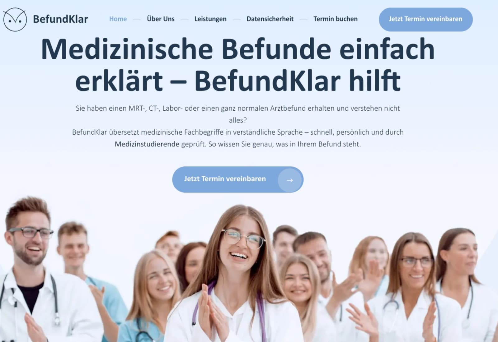 befundklar.de: neue Website nach Relaunch